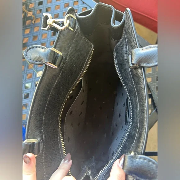 Kate Spade Black Leather Purse - Picture 3 of 7